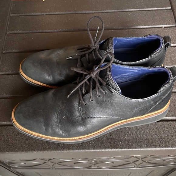 Men’s Cole Han Osborn Grand 360 Plain Toe Oxford in Black size 9.5 - Picture 7 of 9